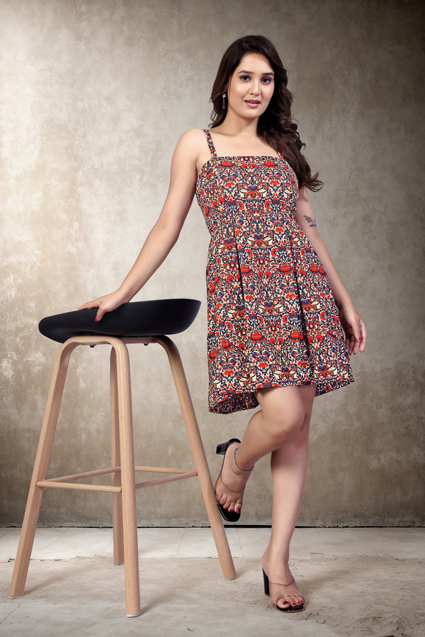 Colorsplash petal dress