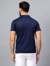 Hiflyers Men|Regular Fit|Dri-Fit|Pique Polo Half Sleeve T-Shirt For Men|Polo For Men|Navy