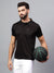 Hiflyers Men|Regular Fit|Dri-Fit|Pique Polo Half Sleeve T-Shirt For Men|Polo For Men|Black