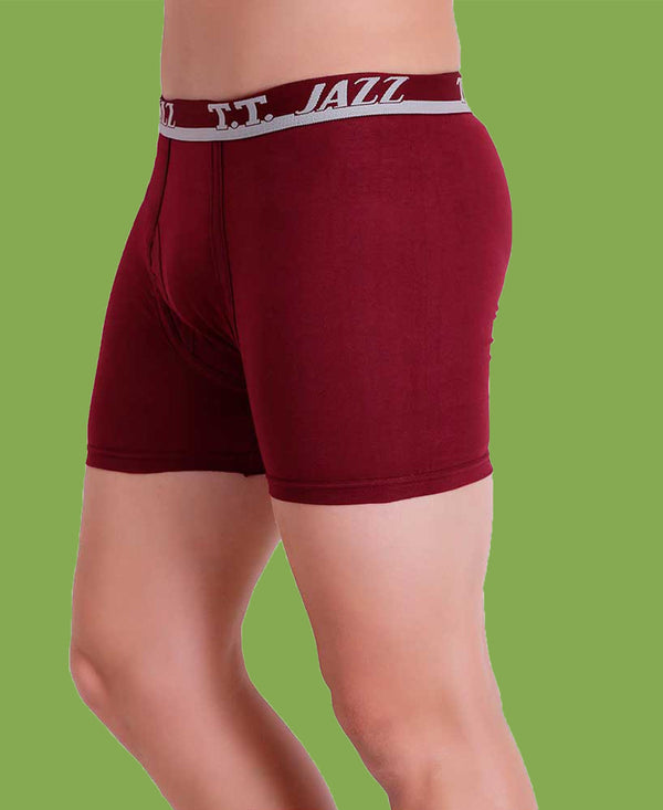 T.T. Mens Jazz Fine Long Trunk Pack Of 10 Assorted