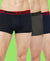 T.T. Mens Desire Fashion Top Elastic Trunk Pack Of 3 Olive-Navy-Black