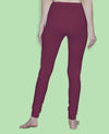 T.T. Women Solid Chudidar Cotton Lycra Cool Leggings -Deep Maroon