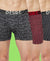 T.T. Mens Desire Printed Long Top Elastic TrunkPack Of 3 Black-Anthra-Red