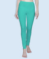 T.T. Women Solid Chudidar Cotton Lycra Cool Leggings -Jade