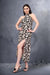Noir petal sway dress