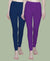 T.T. Women Solid Chudidar Cotton Lycra Cool Leggings -Navy Blue - Wine( Free Size)