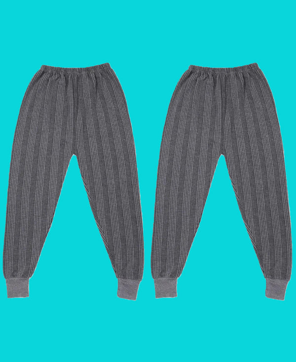 T.T. Kids Elite Plain Thermal Trouser Pack Of 2 Anthra