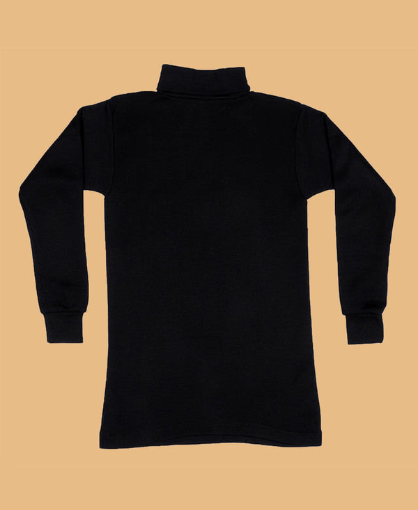 T.T. Kids Hotpot Plain Thermal Vest Pack Of 1 Black