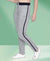 HiFlyers Women Comfort Fit Solid Cotton Trackpant Grey Melange