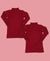 T.T. Kids Hotpot Plain Thermal Vest Pack Of 2 Red