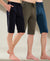 T.T. Men Regular Fit Poly Jersey Capri With Side Piping Pack Of 3-Airforce-Navy-Olive