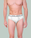 T.T. Mens Jazz Brief Top Elastic Pack Of 3 White