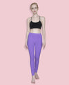 T.T. Women Solid Chudidar Cotton Lycra Cool Leggings -Lavender