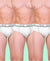 T.T. Mens Jazz Brief Top Elastic Pack Of 3 White