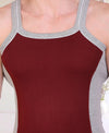 T.T. Men DesignerGym Vest Pack Of 3 Black-Red -Grey-Nvy -Maroon-Grey