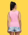 T.T. Womens Desire Cotton Spandex Tanktop Pink