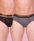 T.T. Men Jazz Brief Solid Pack Of 2 Assorted Colors