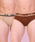T.T. Men Jazz Brief Solid Pack Of 2 Assorted Colors