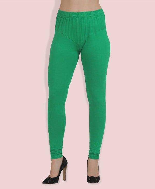 T.T. Women Churidar Leggings Green