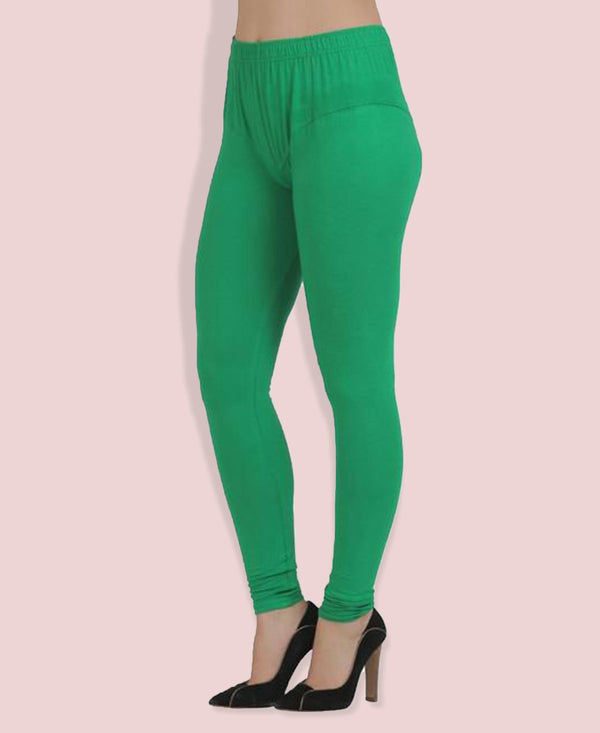 T.T. Women Churidar Leggings Green