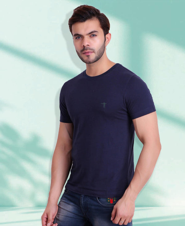 T.T. Cool Men T-Shirt Navy