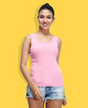 T.T. Womens Desire Cotton Spandex Tanktop Pink