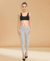 HiFlyers Women Grey Ankle Length Leggings / Yoga Pant