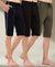 T.T. Men Regular Fit Poly Jersey Capri With Side Piping Pack Of 3-Black-Navy-Olive