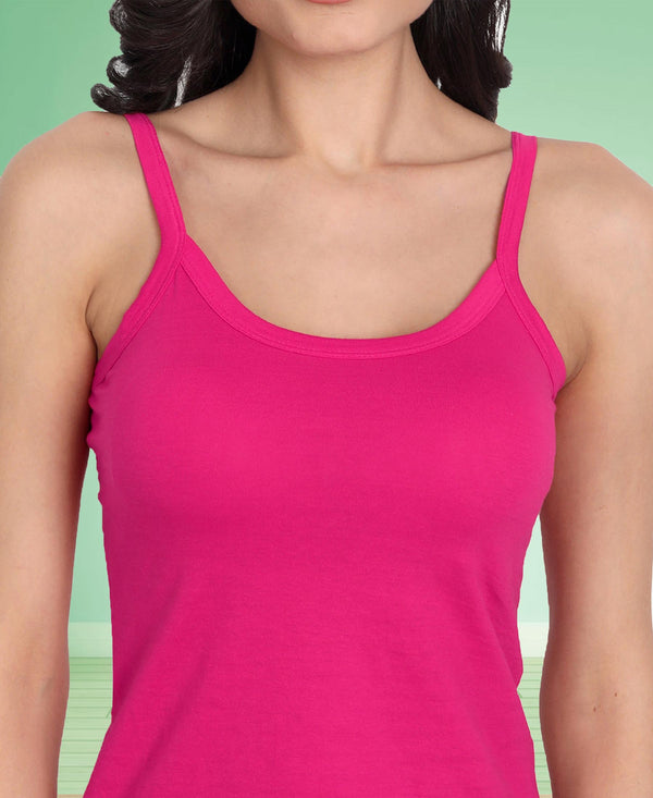 T.T. Women Pearl Assorted Pack Of 3Cotton Slips