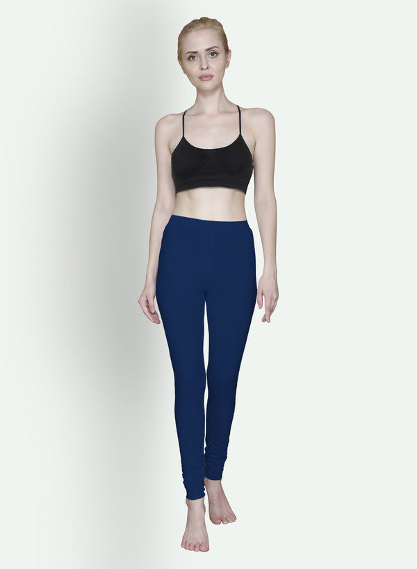 Women Black Churidar Leggings
