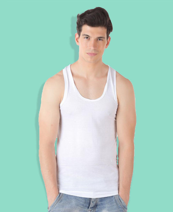 HiFlyers Men Organic Cotton Vest (Pack Of 3)