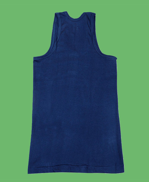 T.T. Kids Titanic Dyed Vest Pack Of 3 Navy-Sky-Teal