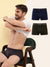 HiFlyers Men'S Cotton Spandex Odour-Free, Long Lasting Comfort, All Day Fresh And Confidence Dark Knight Collection Solid Trunks Pack Of 3 Grey-Navy-Olive