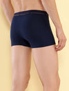 HiFlyers Men'S Cotton Spandex Odour-Free, Long Lasting Comfort, All Day Fresh And Confidence Dark Knight Collection Solid Trunks Pack Of 1 Navy