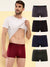 HiFlyers Men'S Silky Soft Odour Free Fabric For Luxurious All-Day Wear Dark Knight Collection Solid Micro Modal Trunk Pack Of 5 Assorted