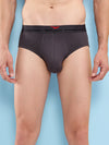 HiFlyers Men'S Silky Soft Odour Free Fabric For Luxurious All-Day Wear Dark Knight Collection Solid Micro Modal Brief Pack Of 2 Grey-Olive