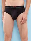 HiFlyers Men'S Silky Soft Odour Free Fabric For Luxurious All-Day Wear Dark Knight Collection Solid Micro Modal Brief Pack Of 2 Black-Olive