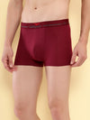 HiFlyers Men'S Silky Soft Odour Free Fabric For Luxurious All-Day Wear Dark Knight Collection Solid Micro Modal Trunk Pack Of 1 Maroon