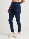 HiFlyers Women Regular FitSolid Cotton Lycra Kurti Pant/Legging/ Jegging Navy