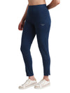 HiFlyers Women Regular FitSolid Cotton Lycra Kurti Pant/Legging/ Jegging Navy