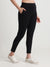 HiFlyers Women Regular FitSolid Cotton Lycra Kurti Pant/Legging/ Jegging Black