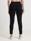HiFlyers Women Regular FitSolid Cotton Lycra Kurti Pant/Legging/ Jegging Black