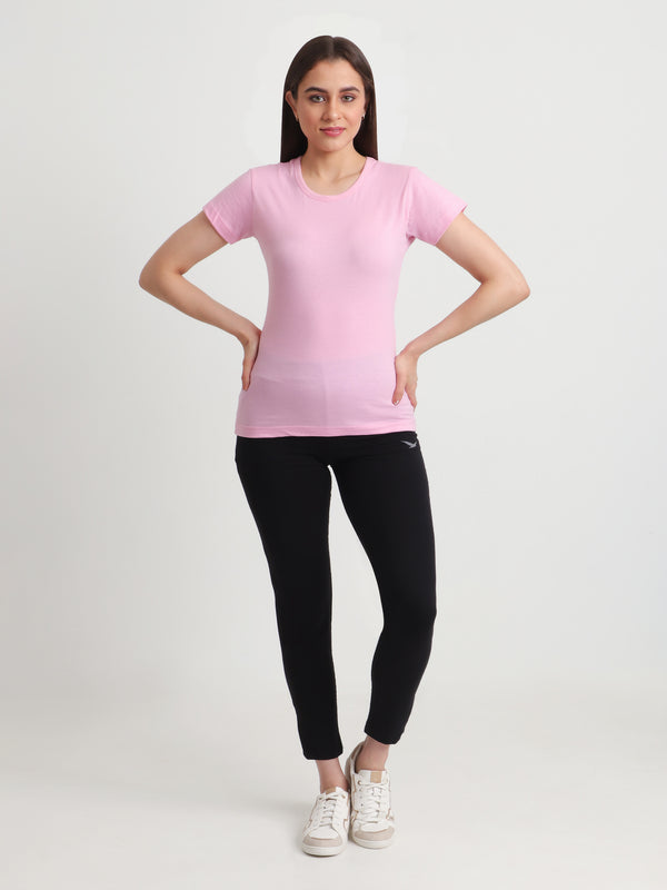 HiFlyers Women Regular FitSolid Cotton Lycra Kurti Pant/Legging/ Jegging Black