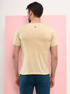T.T. Men Slim Fit Poly Jersey V-Neck Half Sleeve T-Shirt Pack Of 3 Black-Brown-Skin