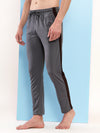 T.T. Men Regular Fit Poly Jersey Cut And Sew Trackpant Pack Of 3-Black-Grey-Navy