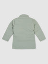 HiFlyers Girls Regular Fit | Polyster |Fluffy Full Sleeves |Quilted Insulation|High Neck Stand Collar|Zipper Jacket -Pista Green