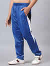 HiFlyers Kids Regular Fit | Cut And Sew Design|Sports Casual Wear| With 2 Side Pockets|Trackpant -Sky Blue