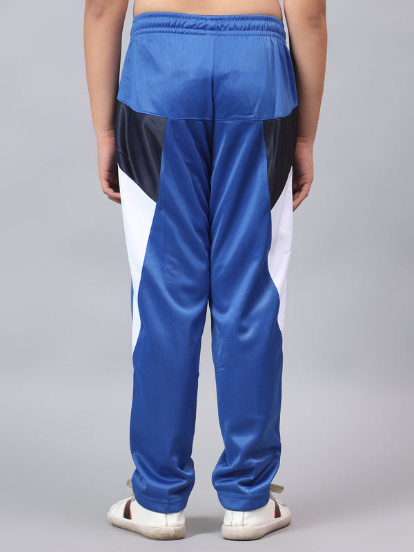 HiFlyers Kids Regular Fit | Cut And Sew Design|Sports Casual Wear| With 2 Side Pockets|Trackpant -Sky Blue