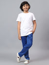 HiFlyers Kids Regular Fit | Cut And Sew Design|Sports Casual Wear| With 2 Side Pockets|Trackpant -Sky Blue