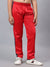 HiFlyers Kids Regular Fit |Cut And Sew Design |Sports Casual Wear| With 2 Side Pockets |Trackpant -Red